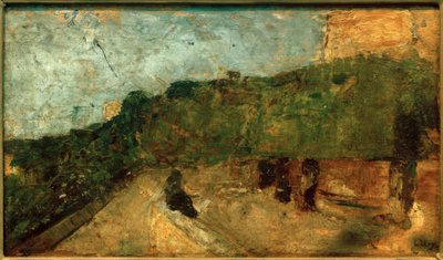 Höhenweg in Rom (Italienische Landschaft) von Lesser Ury